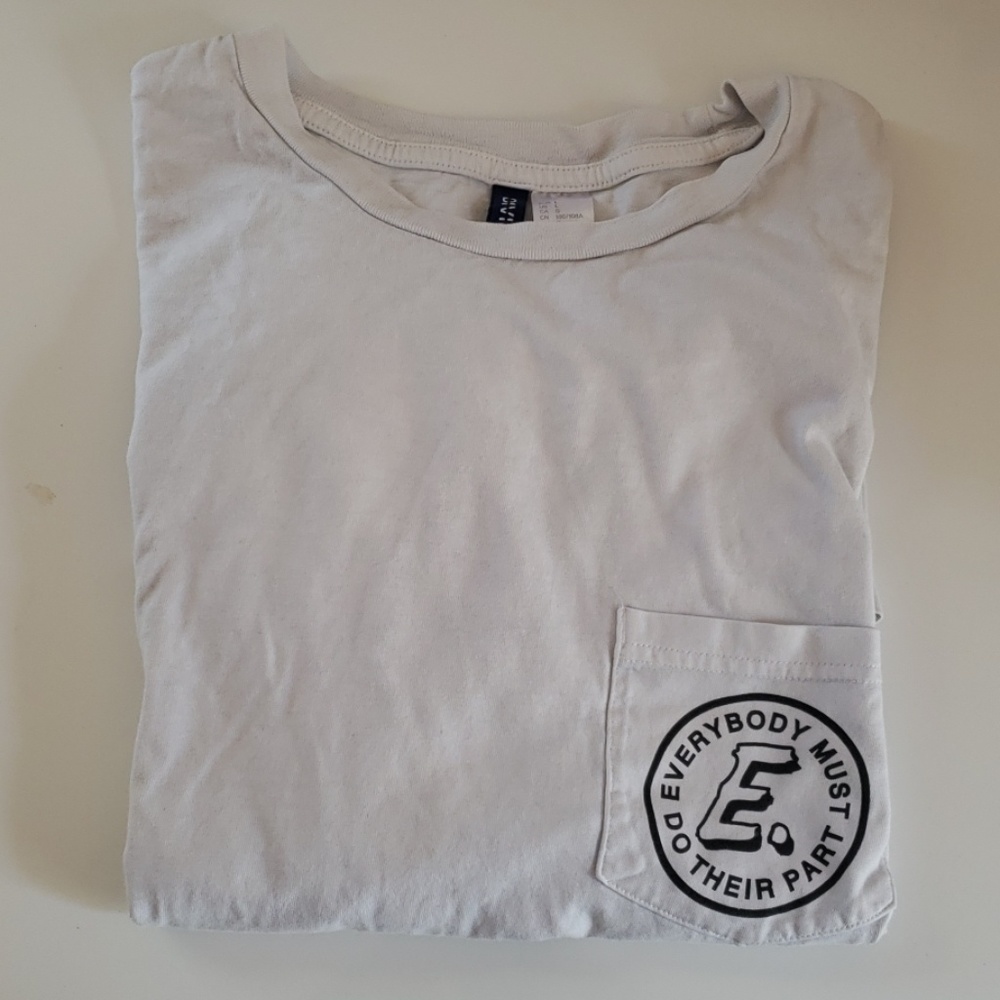 White graphic t-shirt